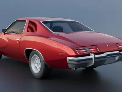 Pontiac GTO 1973 3D print model