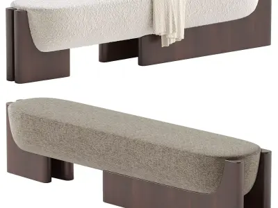 TOULOUSE BENCH 3D model