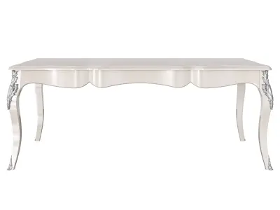 Silver white table by MODENESE 3D model