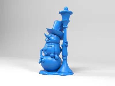 Snowman 3D print model shop
