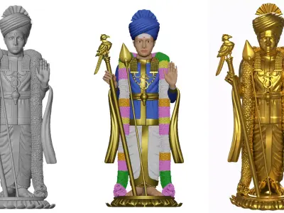 Lord Karthikeya Murugan God 3D print model