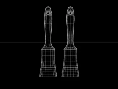 Paint Brush Yellow 3D model