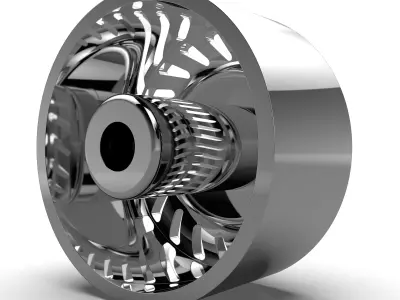AMERICAN FORCE N17 VADER DRW WHEEL 3D model