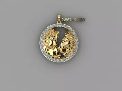 FASION PENDANT  3D model purchase