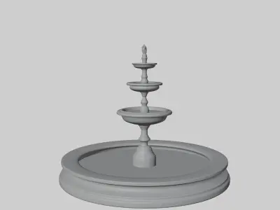 The fountain - Free 3D model
