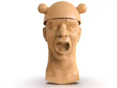 Electrocuted Man 3D print model