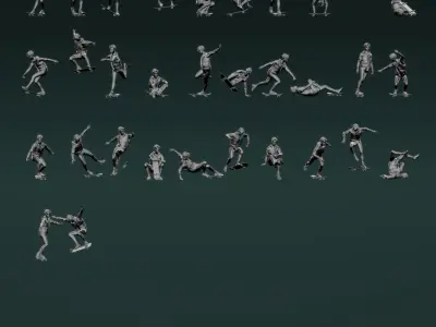 Skateboard Boy 3D model