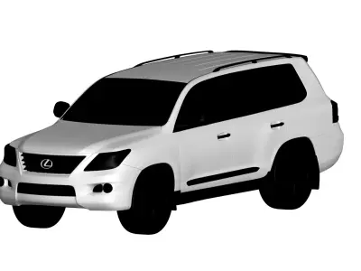 Lexus LX  3D model purchase