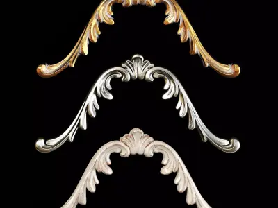 Classic carved 099 3D model