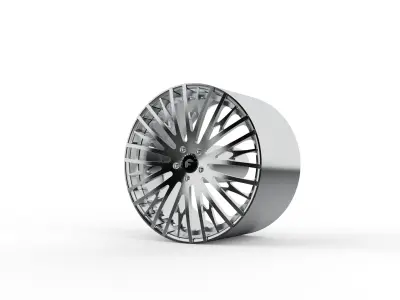 forgiato Cravatta-ECL wheel 3d print model 3D print model