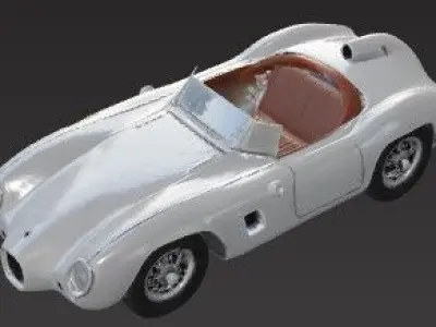 Early Era Luxury Classic Car Highly Detailed 3D Model 3D print model