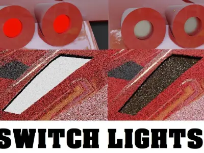 Ferrari Enzo Low-poly 3D model