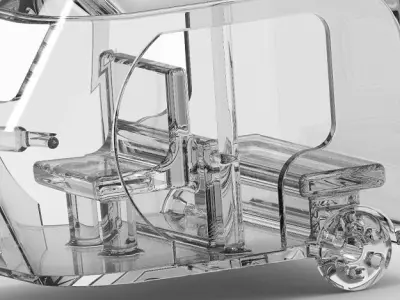 Stylish Auto Rickshaw 3D print model