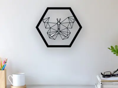 Butterfly Wall Art 3D print model get