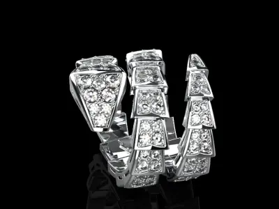 Snake Ring 75041 3D print model