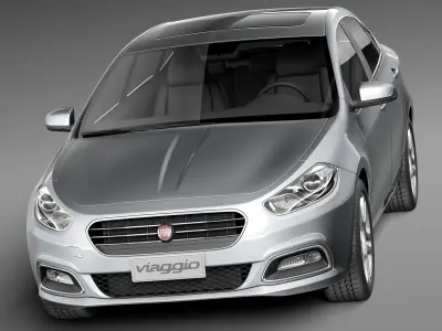 Fiat Viaggio 2013 3D model