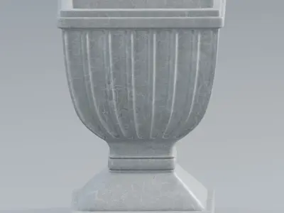 Garden urn planter37 3D model