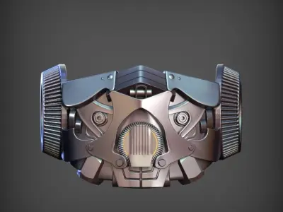 Bumblebee Face Mask 3D print model