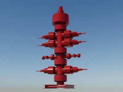 Double Ram Bop Low-poly 3D model