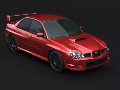 Subaru Impreza WRX Hawkeye 06-07 3D model