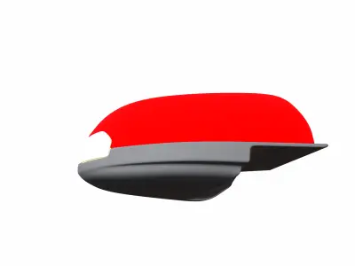 RT Side mirror Low-poly 3D model