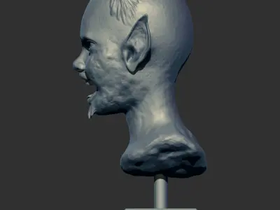 Head sculpture  vol 01 3D print model