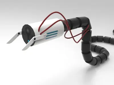 Robot v002  Free low-poly 3D model