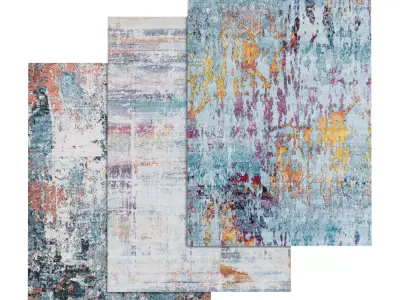 Rug Set 1740 3D model