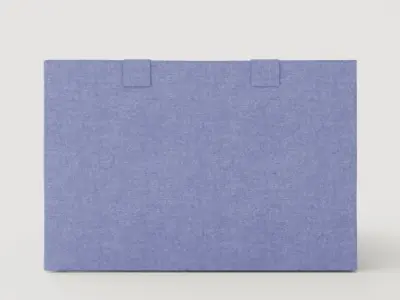 Lucky Complete Bed Package 180x200 Foam Smooth Headboard Nac Low-poly 3D model