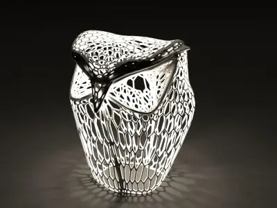 Owl lamp 3D print model