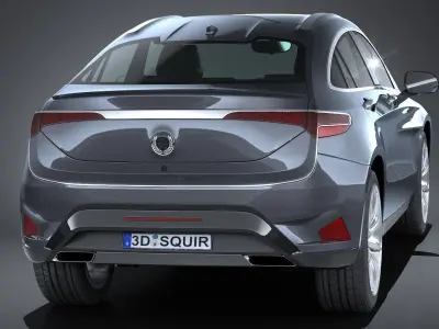 Generic SUV Coupe Luxury 2017 3D model