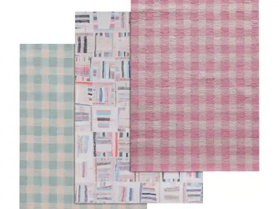 Rug Set 777 3D model