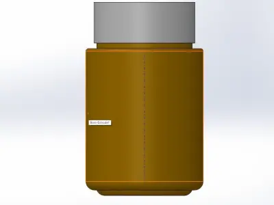 Pill Bottle Mk1 3D print model