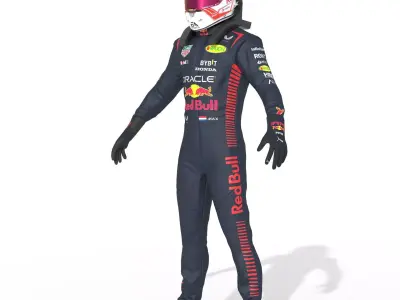 F1 Red Bull Suit 2023 3D model