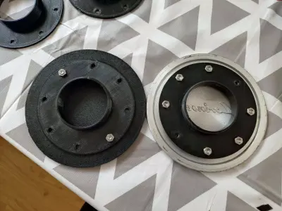 Lorinser hub cap for D93 18 inch wheels 3D print model