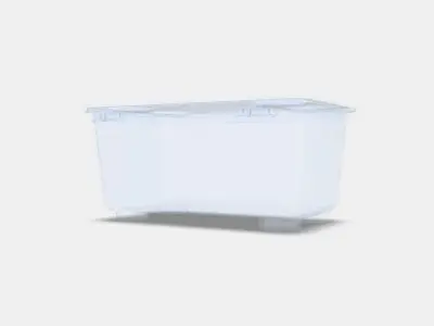 GLIS Box with lid Low-poly 3D model