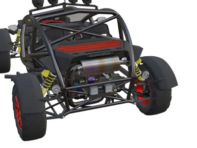 2016 Ariel Nomad Low-poly 3D model