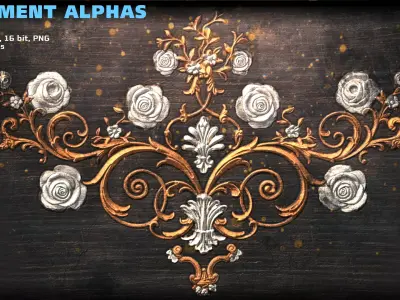 80 Ornament Alphas Texture