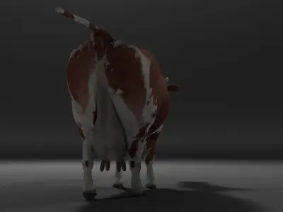 Cow EscapeFromParadise Animal 3D model