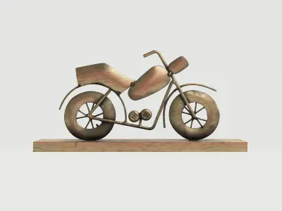 Decor Metal Bike 3D model