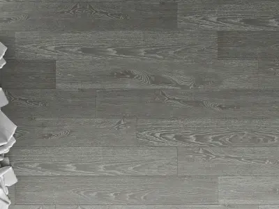 Wood floor Oak Metallic Black Brushed 3D model