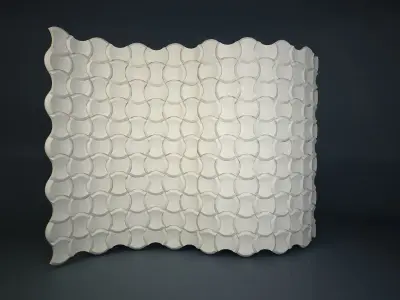 07 3DECOR PATTERN WALL Low-poly 3D model