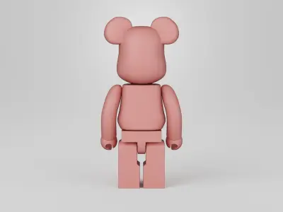 Bearbrick 700mm Move 3D print model