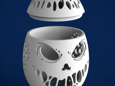 SCARY EGG Free 3D print model