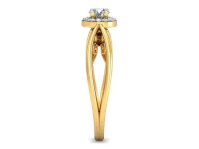 elegant luxury ring 3D print model shop