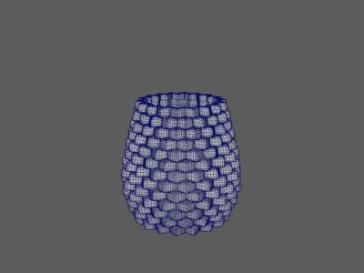 Deco Vase Ana 3D model