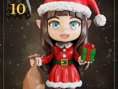 Day 10 I Christmas Advent Calendar 3D print model