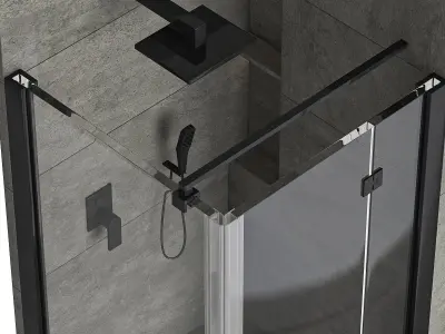 Shower cabin 04 3D model