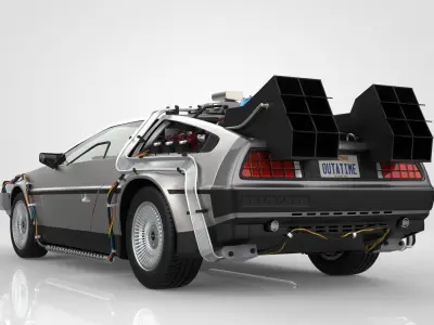 Delorean Time Machine Episode 1 3D model