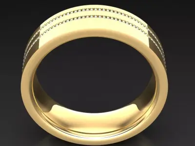 Luxury Men Rings Designs 6MR027 3D print model